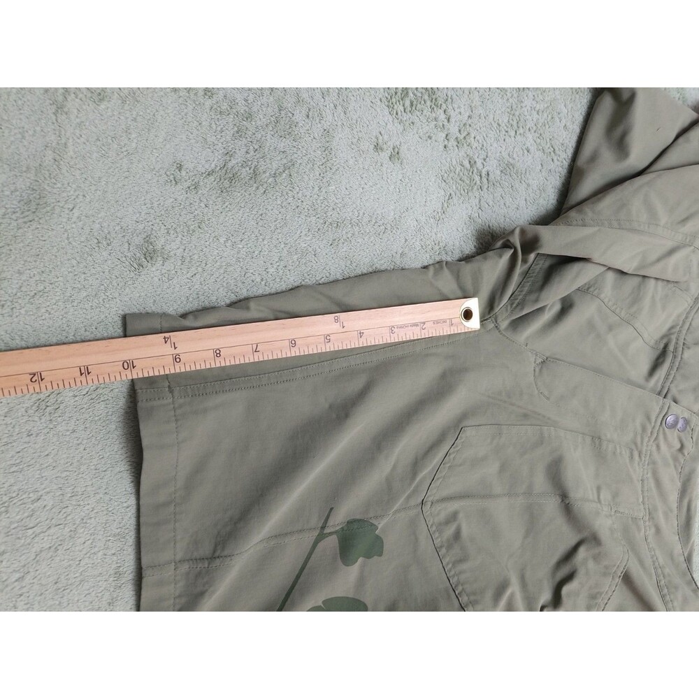 REI Womens Green Nylon Hiking Casual Beach Active Bermuda Shorts UPF 50 sz 4 - Picture 6 of 13